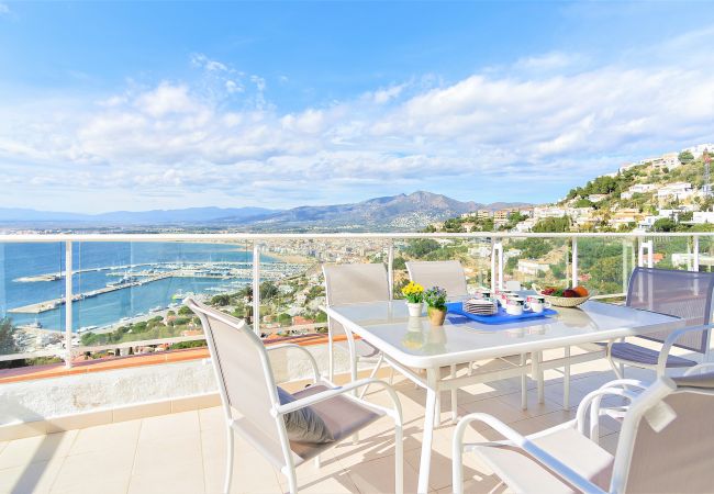 Villa à Rosas / Roses - LA CASUCA TRES BELLE VILLA CASUCA 4ch,magnifique vue mer,PISCINE,WIFI,PARKING Villa à Rosas / Roses - LA CASUCA TRES BELLE VILLA CASUCA 4ch,magnifique vue mer,PISCINE,WIFI,PARKING